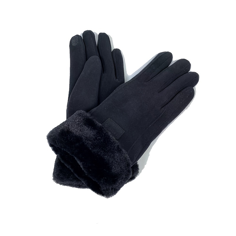 thinsulate suede gloves womens