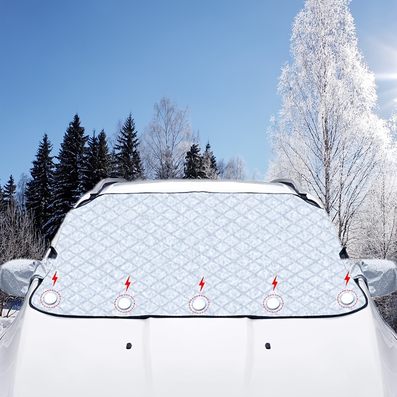 TOPWINRR Couverture Pare Brise Soleil Neige Voiture SUV avec