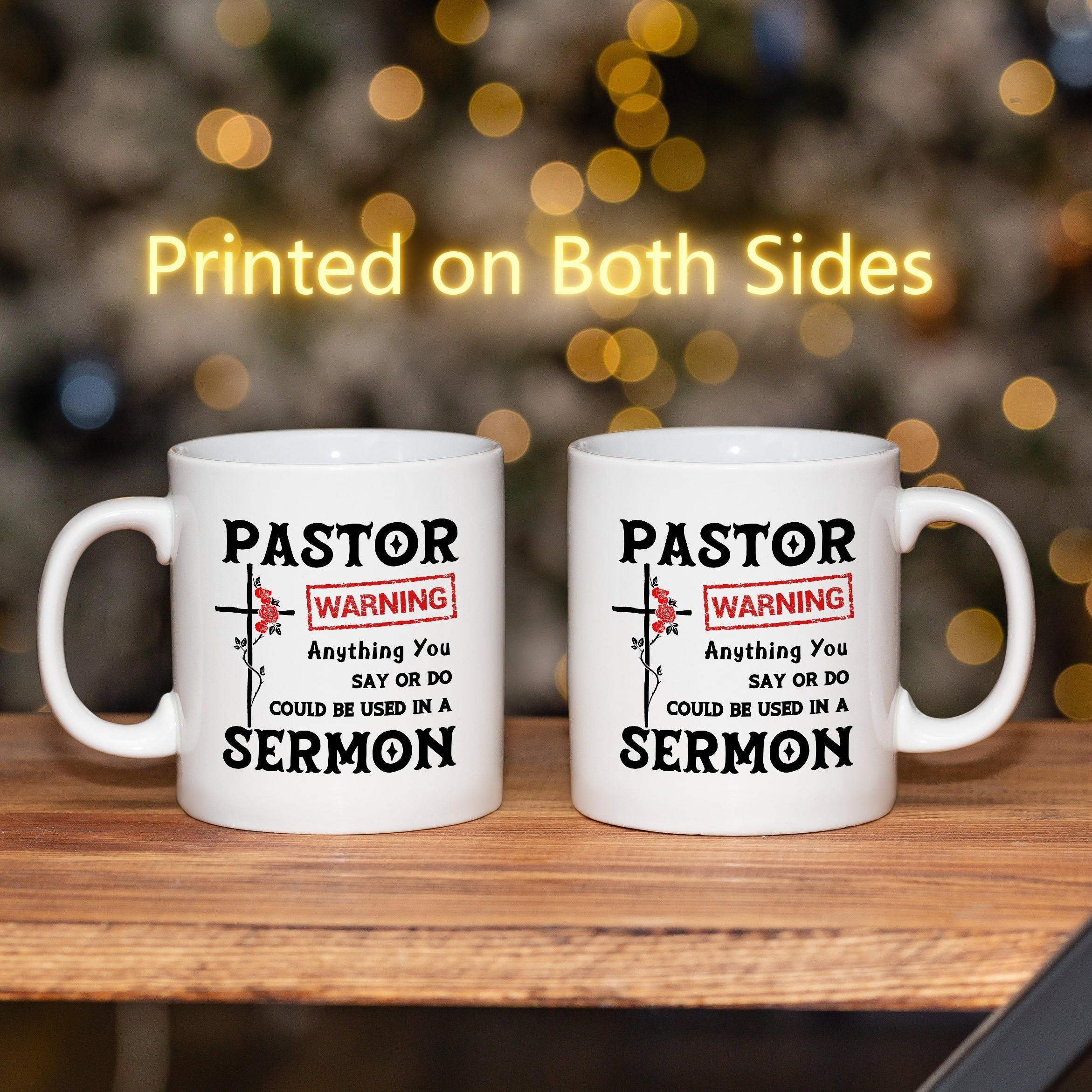 Taza dos Tonos para Pastor: Regalo perfecto para Pastor - 11onzas –