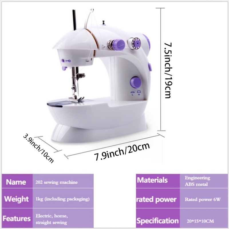  WALLECOM Máquina de coser portátil para principiantes