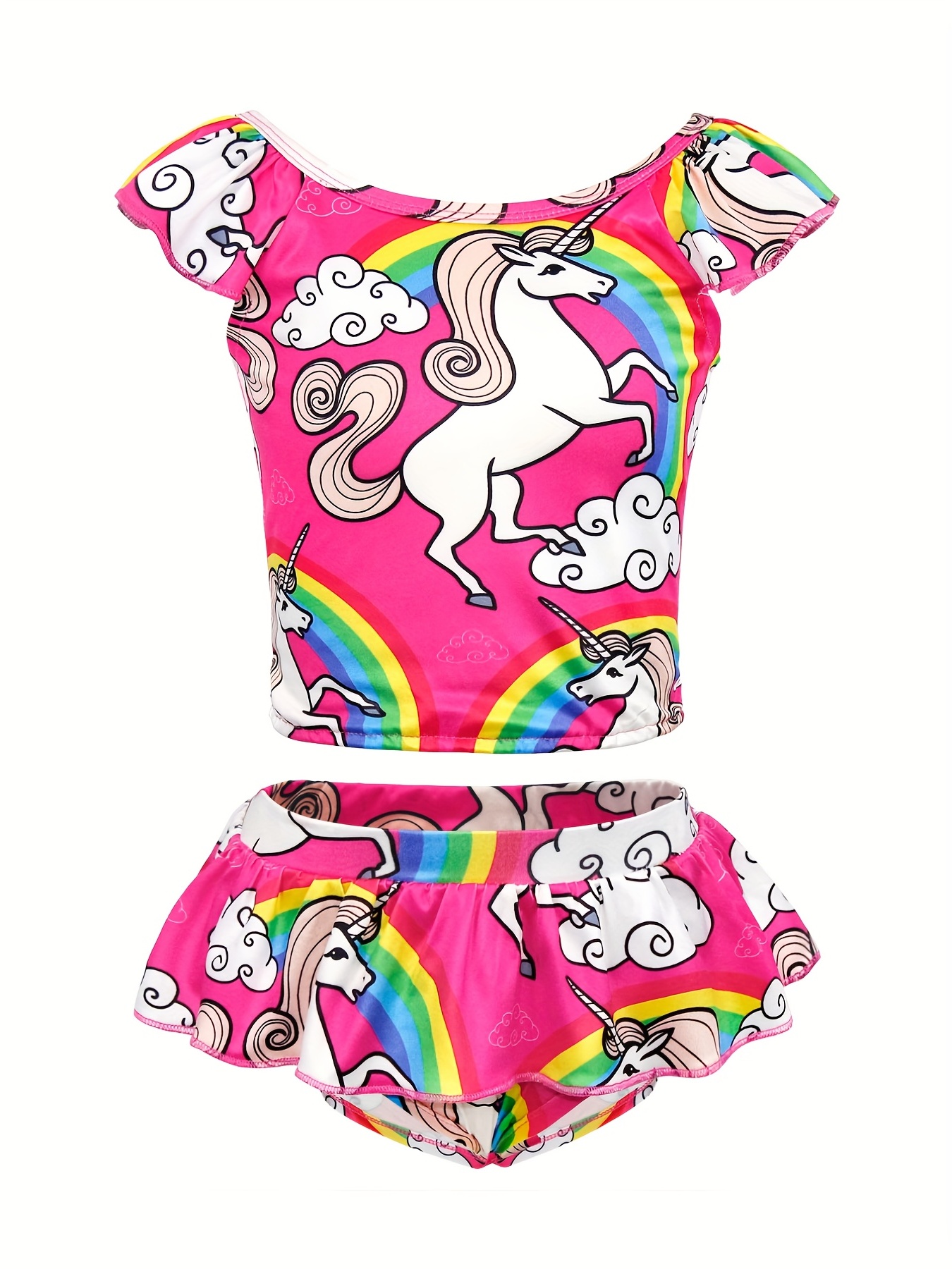 Girls unicorn swimming on sale costume