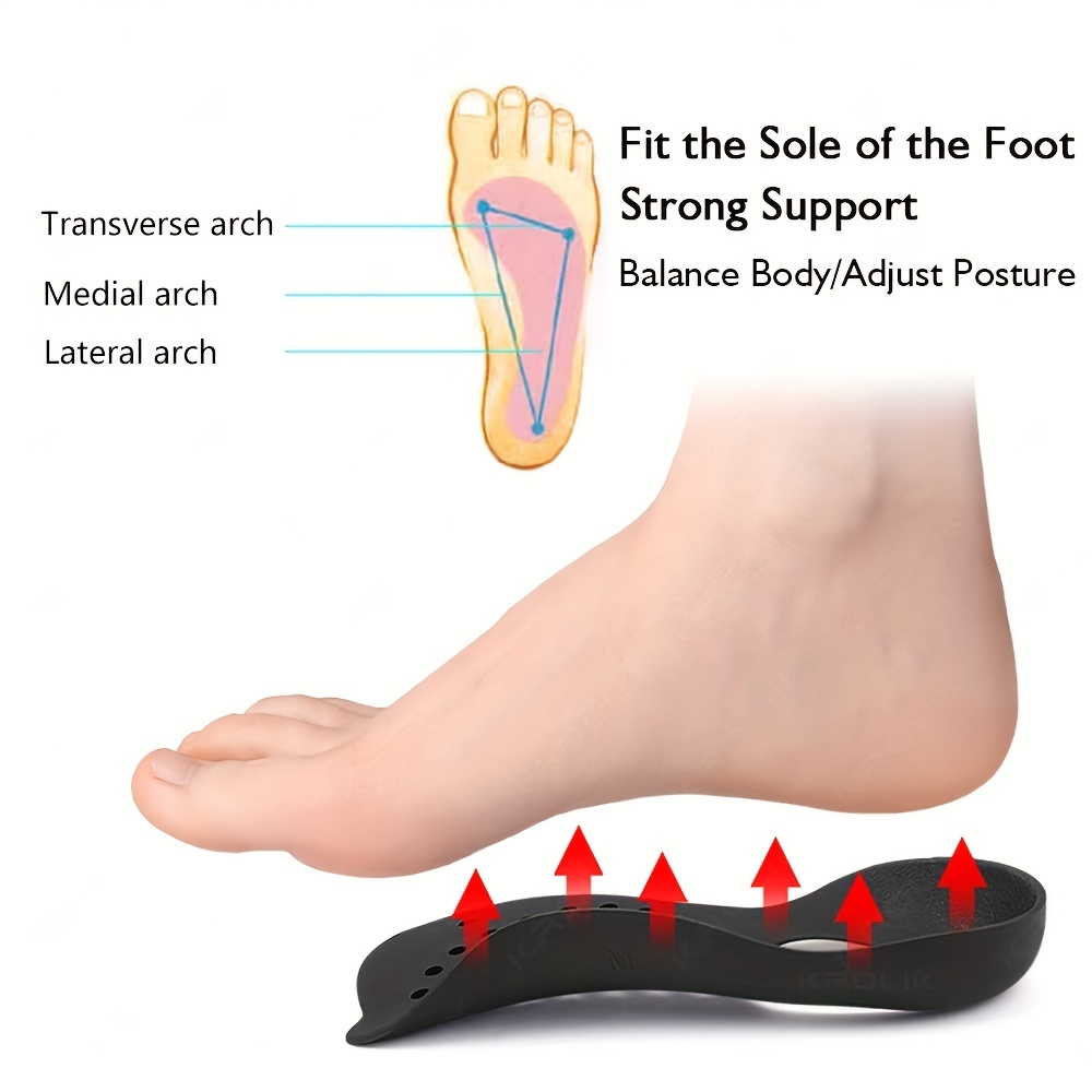 Lateral clearance arch support