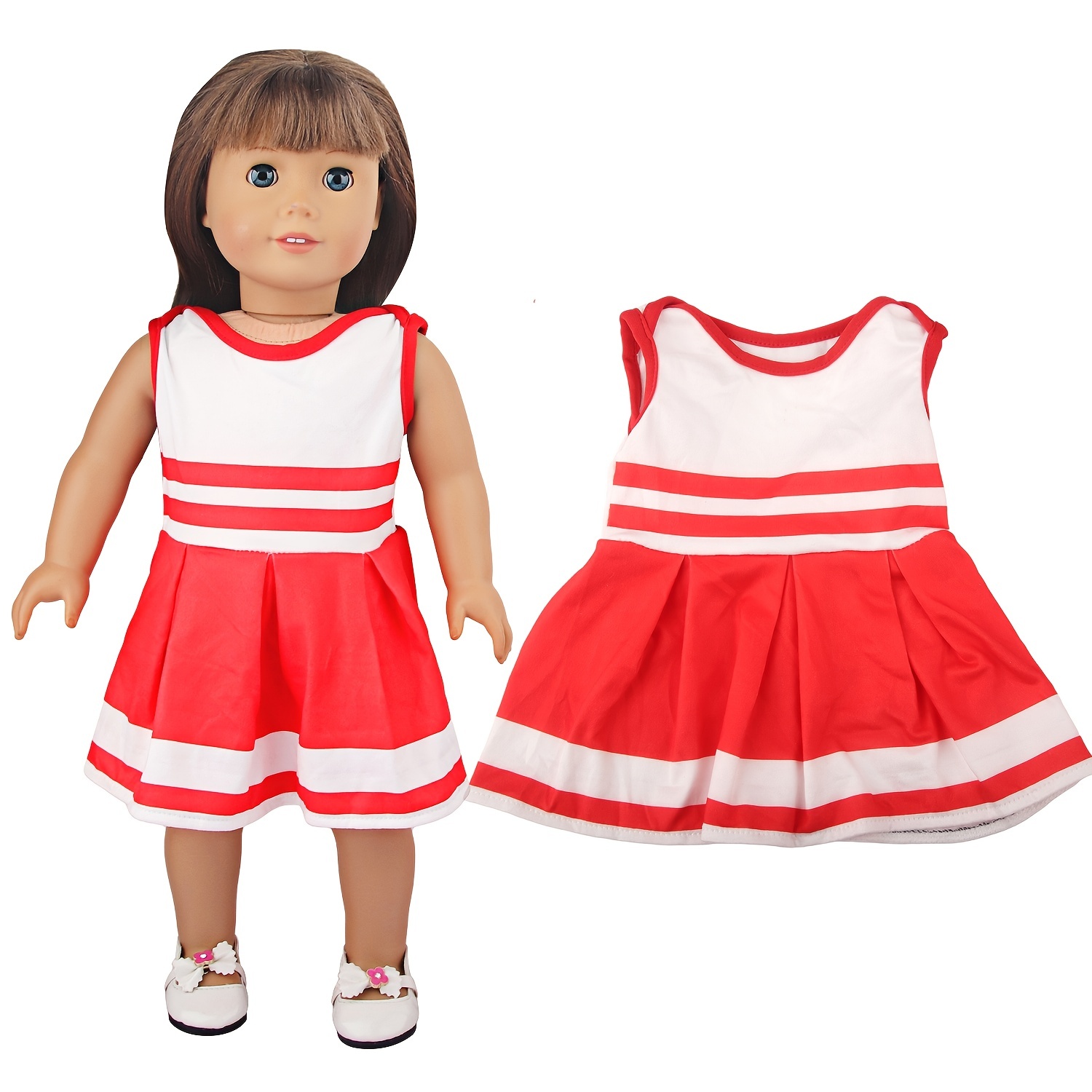  18 Inch Doll Clothes- Pink Cheerleader Outfit Fits 18 Inch  Fashion Girl Dolls : Toys & Games