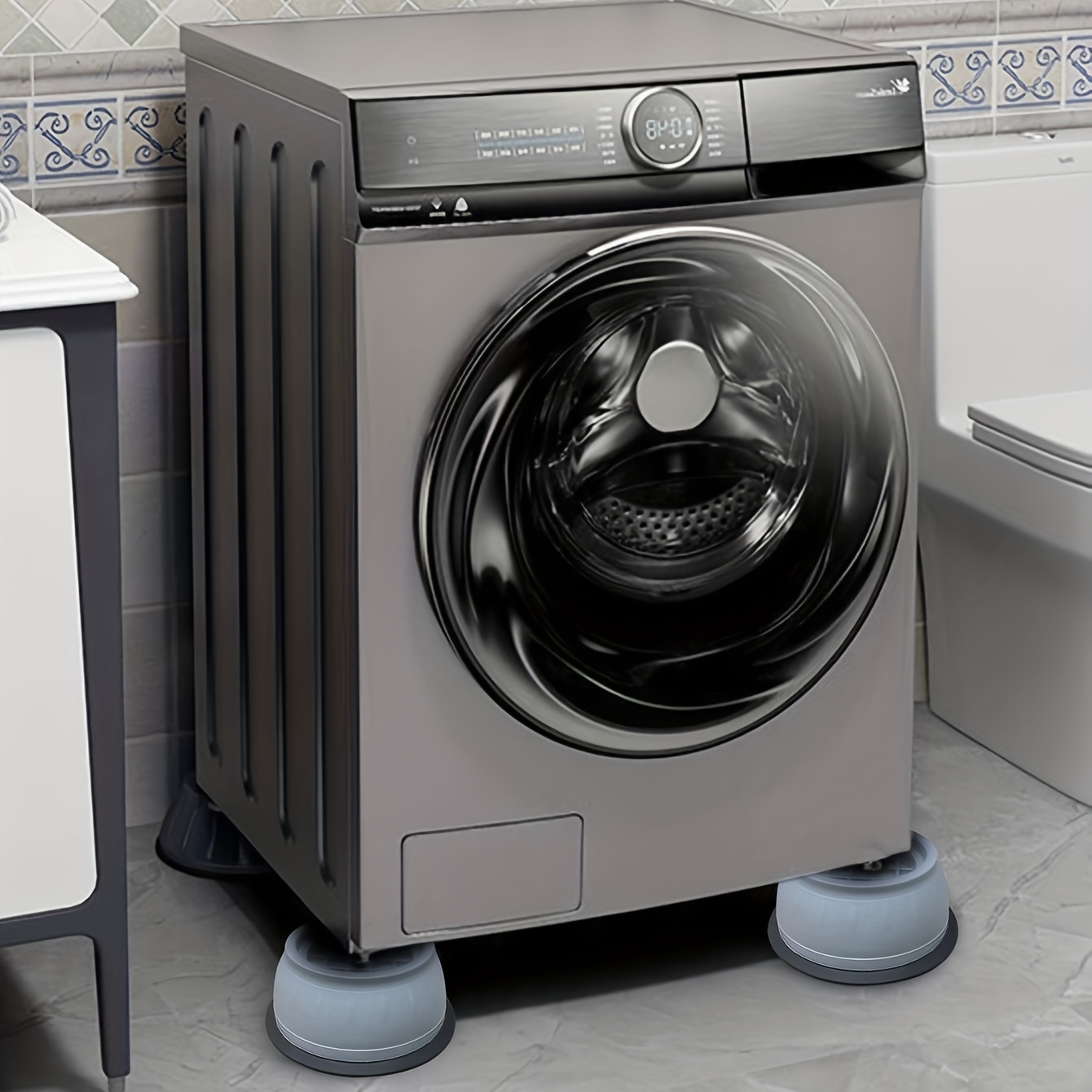 Anti Vibration Rubber Pads Washer Dryer Pedestals Noise - Temu