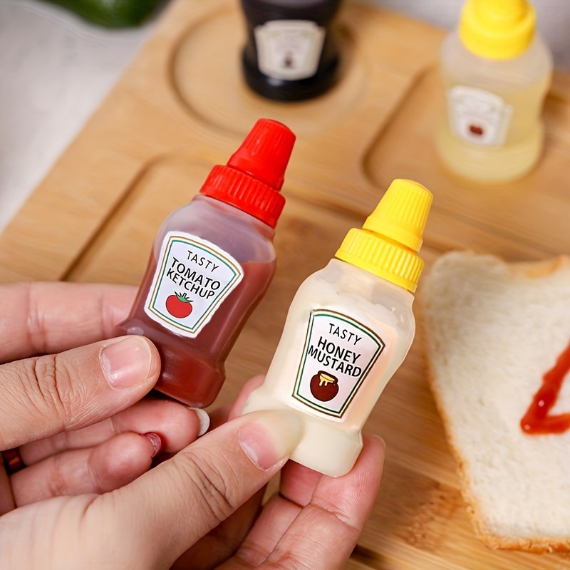 8pcs Mini Bouteilles De Ketchup Bouteille À Presser - Temu Canada