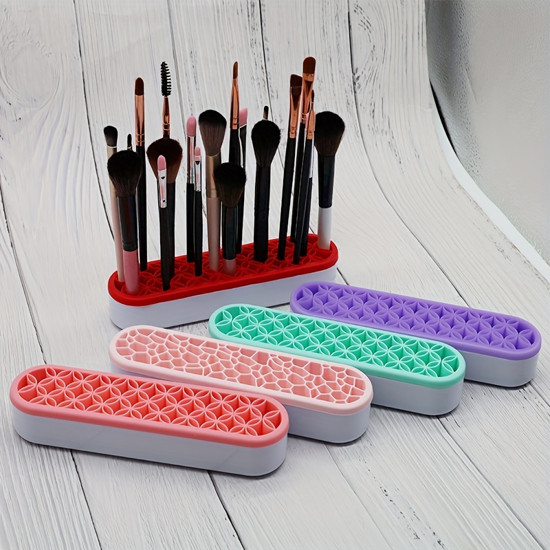 Multifunctional Storage Tray Desktop Organizer Brush Holder - Temu