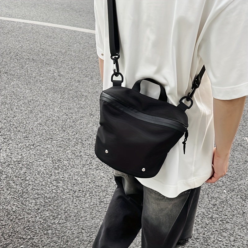 Casual Minimalist Crossbody Zipper Bag Bolso Hombro - Temu