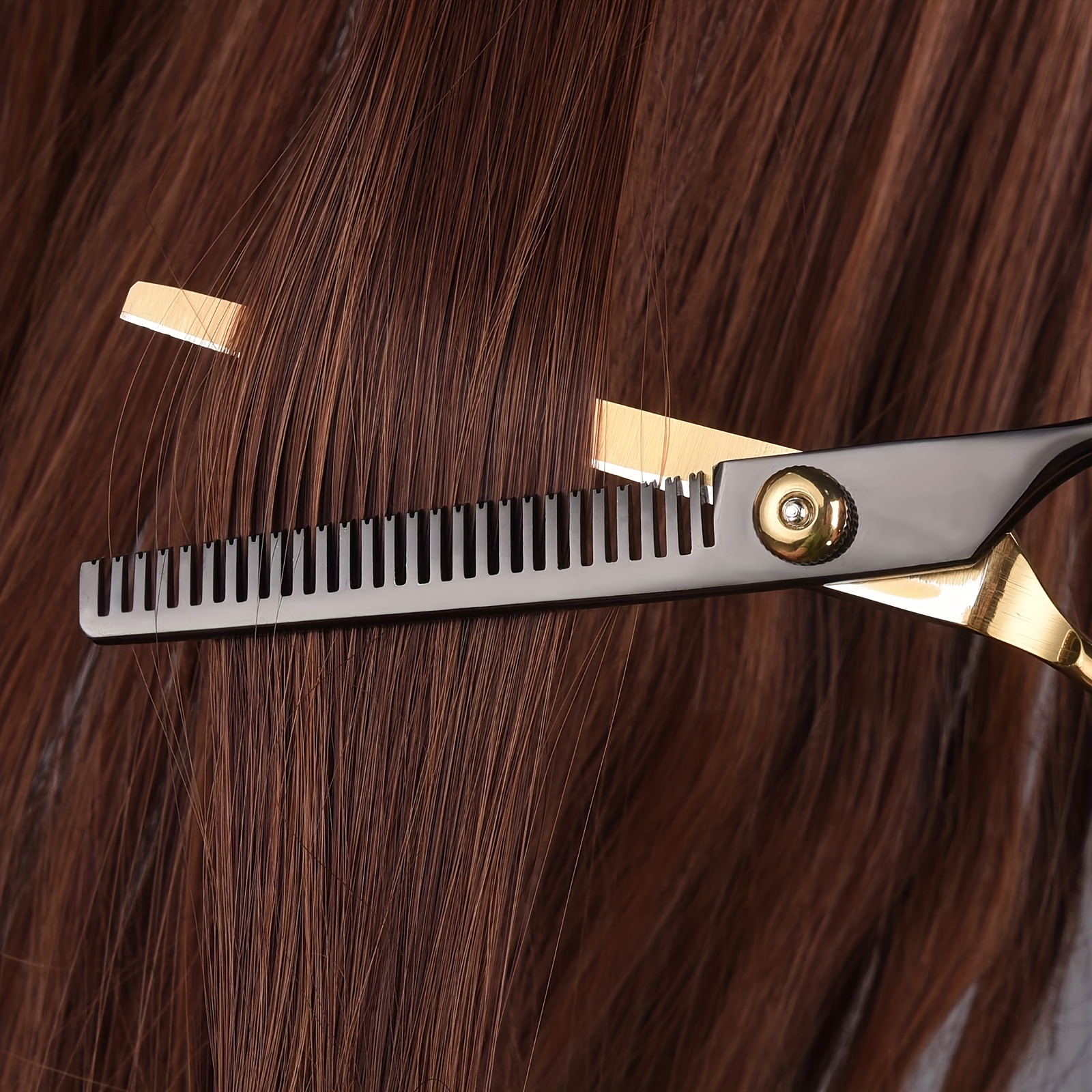 Set di cesoie per assottigliamento della forbice, taglio / forbici per  parrucchiere / texturizzazione per parrucchiere, forbici per capelli da  salone-9