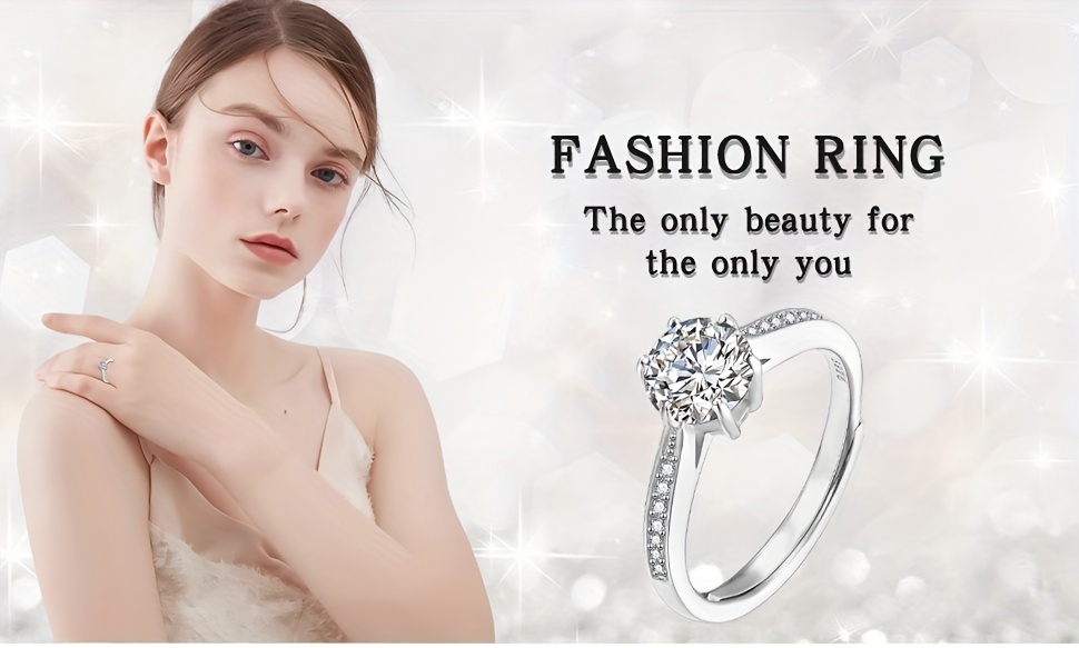 s925 silvery zirconia light luxury personality     arrow fashion proposal opening adjustable lady diamond ring details 0