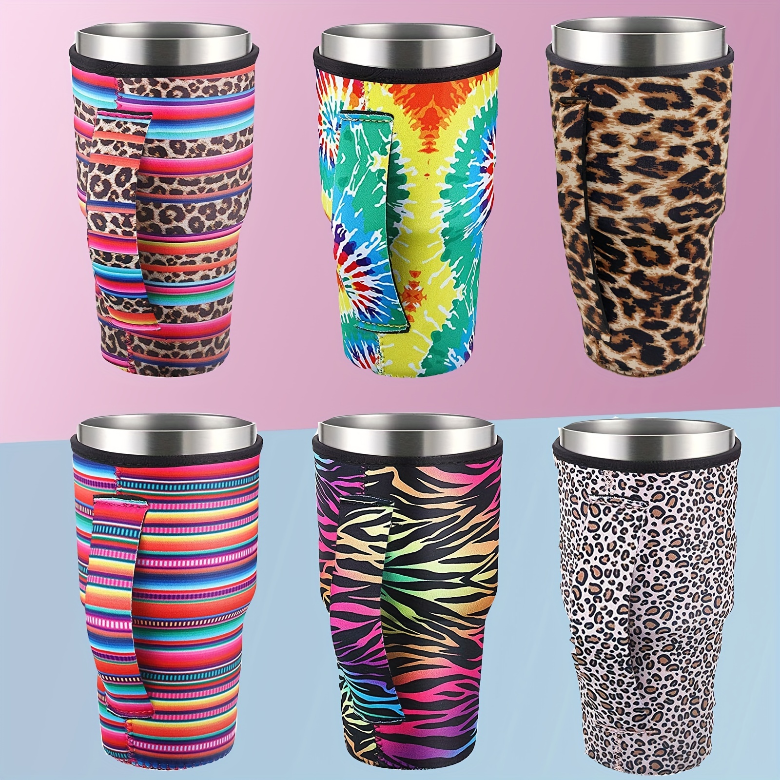Reusable Iced Coffee Insulator Sleeves For Cold Beverages And Neoprene Cold Coffee  Cup Sleeves Cooler Cover For Coffee Cups - Temu