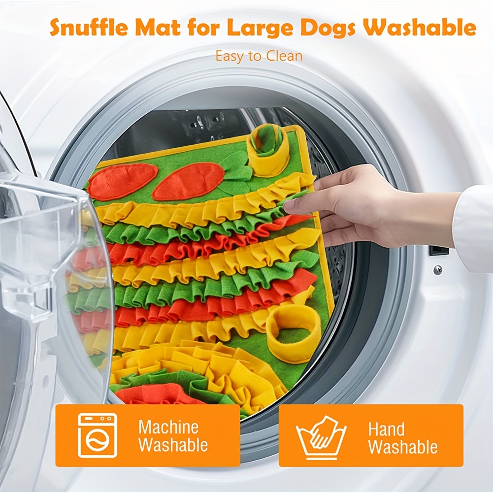 Pet Snuffle Pad For Dogs, Interactive Dog Puzzle Food Mat For Food Slow  Feeding, Non-slip Hide And Seek Enrichment Dog Toy For Training Foraging  Skills - Temu