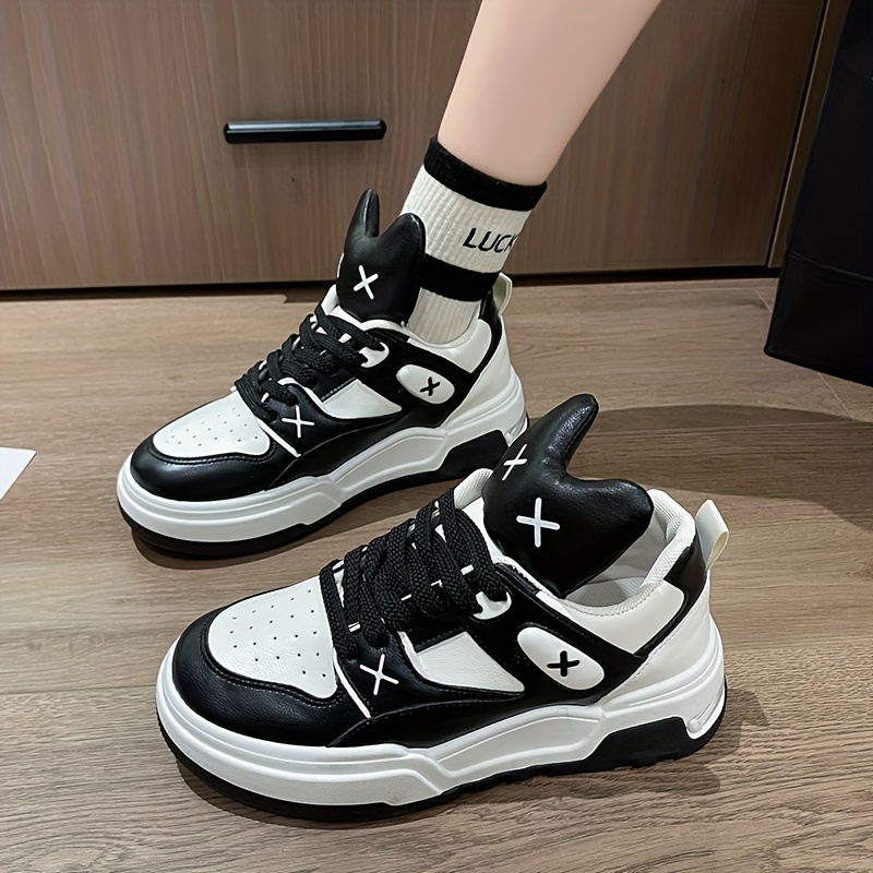 Cute Black And White Shoes