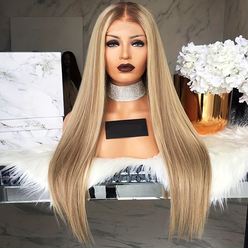 Long Straight Synthetic Wig for Daily Use