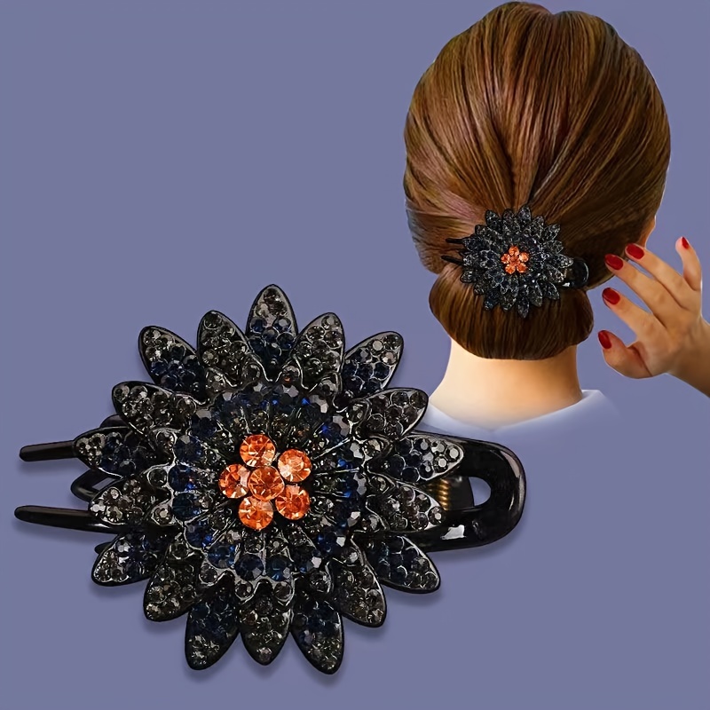 Accessori Per Capelli Forcina Per Capelli Piastra Con Strass Per Donna A