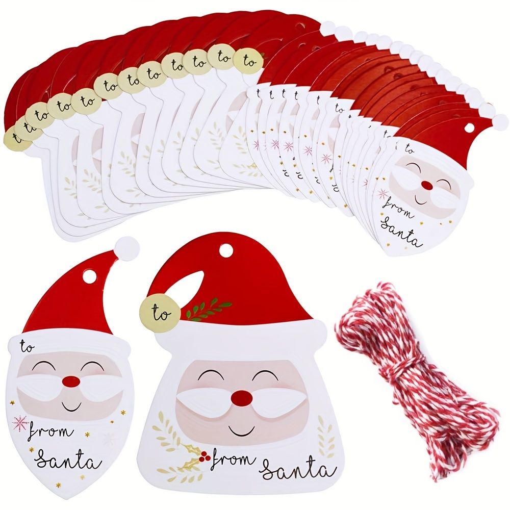 Santa Claus Buy 10m Get 10m Free - Red & White Twine/String