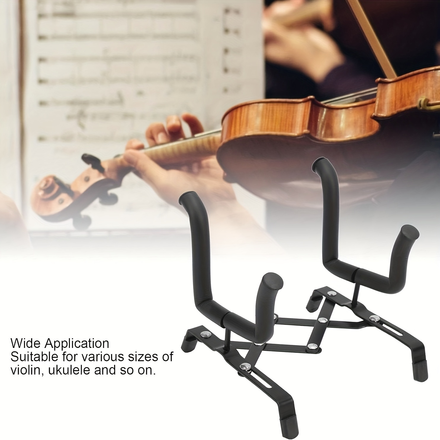 Ukulele Violin Stand Foldable Violin Display Stand Ukulele Display Holder  Storage Volume Small Guitar Musical Instrument Accessories - Musical  Instruments - Temu