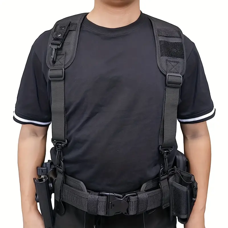 Tactical Suspenders Duty Belt Harness Padded Adjustable Tool Belt  Suspenders Key Holder Ideal Choice Gifts, High-quality & Affordable