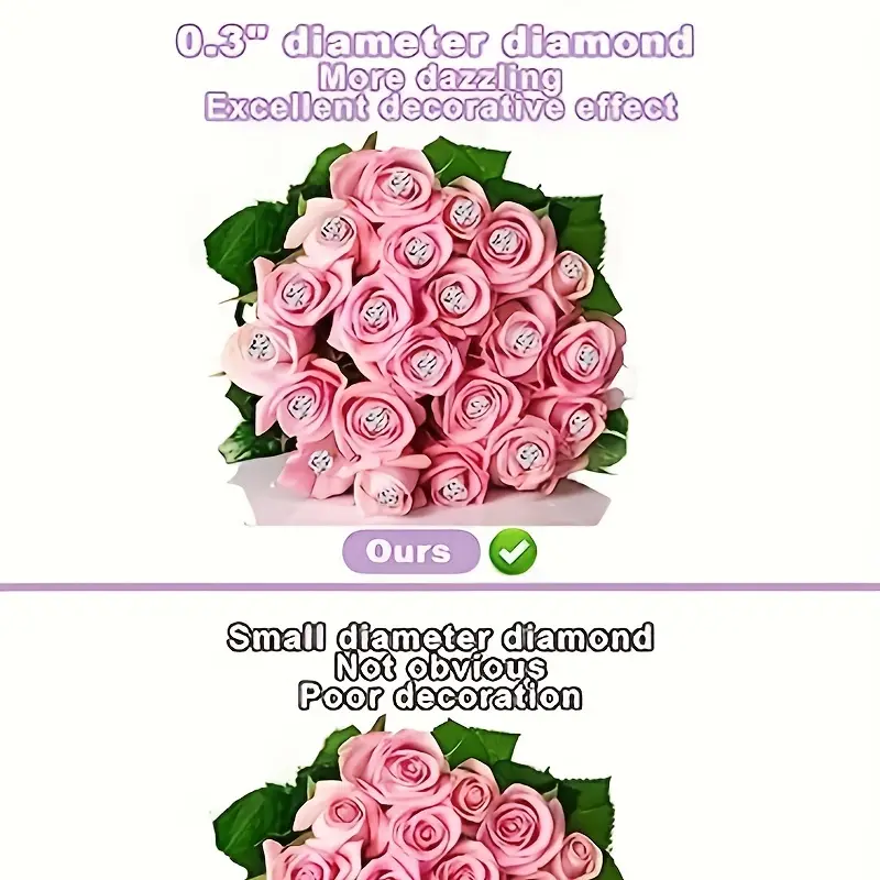 Chest Flowers Transparent Artificial Diamond Bouquet Wedding - Temu