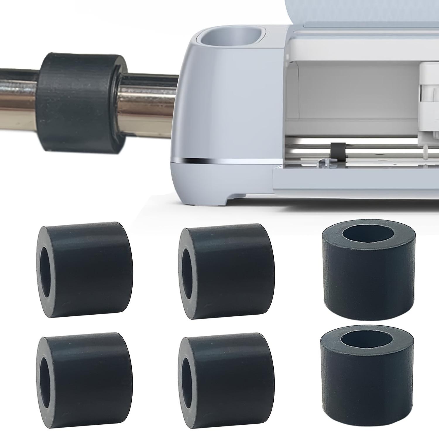 

Cutter Rubber Roller, Special Replacement Accessories Compatible With Cricut Maker 2/3 Cricut Joy Cricut Explore Air 2 Cricut Explore 3 And All Other Cricut Model Rubber Wheel Pads