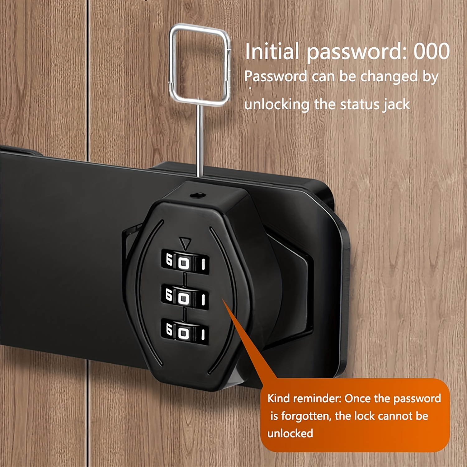 Combination Cabinet Locks 3 Digit Password Key Less Drawer