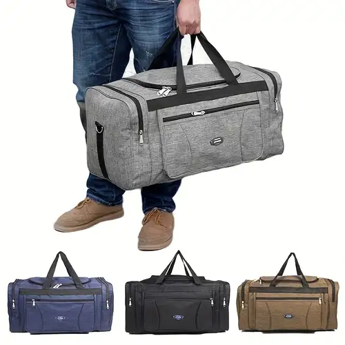 Travel bag men's and women's oversized capacity carry-on luggage for  business trips light travel bag sports training fitness bag - AliExpress