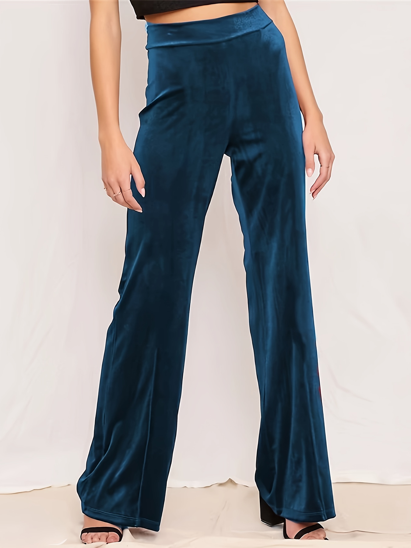 Plus Size Casual Pants Mujeres Plus Pantalones Terciopelo - Temu