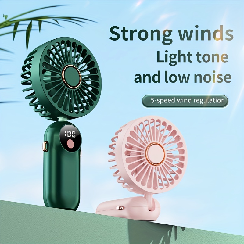 Mini Portable Ventilateur Pince à Energie de Panneau Solaire Refroidisseur  de