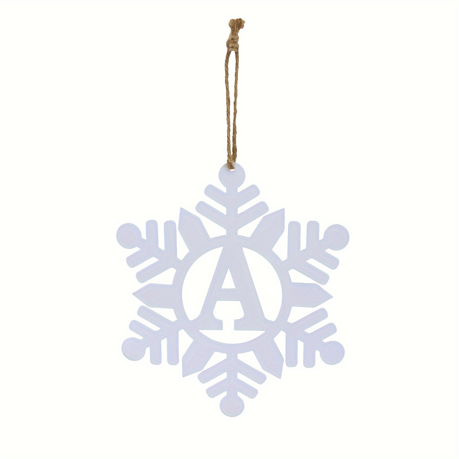 White Wooden Snowflake Wall Decor - Miche Designs and Gifts