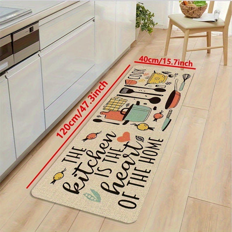 Kitchen Decor Area Rug Kitchen Non slip Carpet Cartoon Chef - Temu