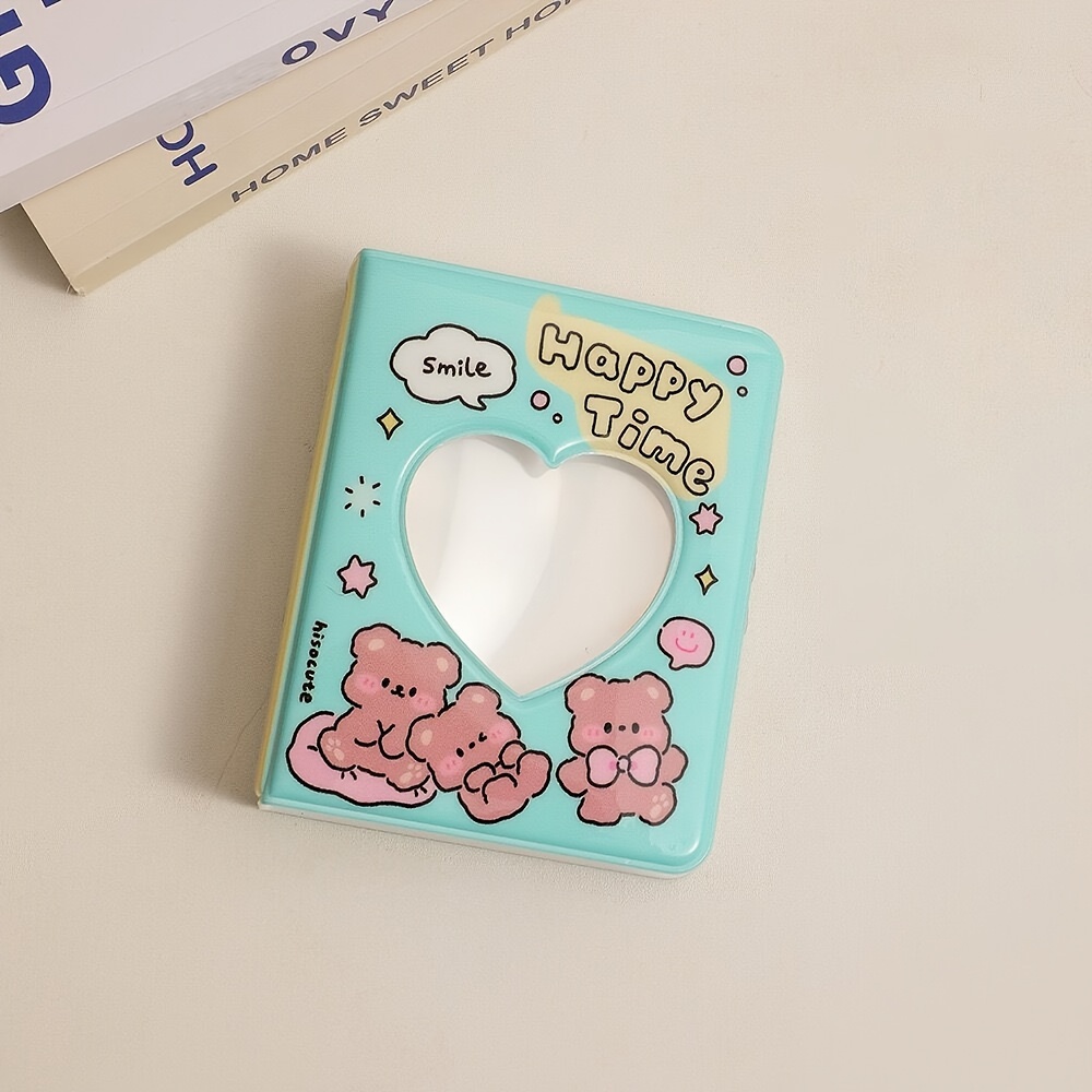 Mini Photo Book Album Cute Animal Card Book Can Hold 40 - Temu