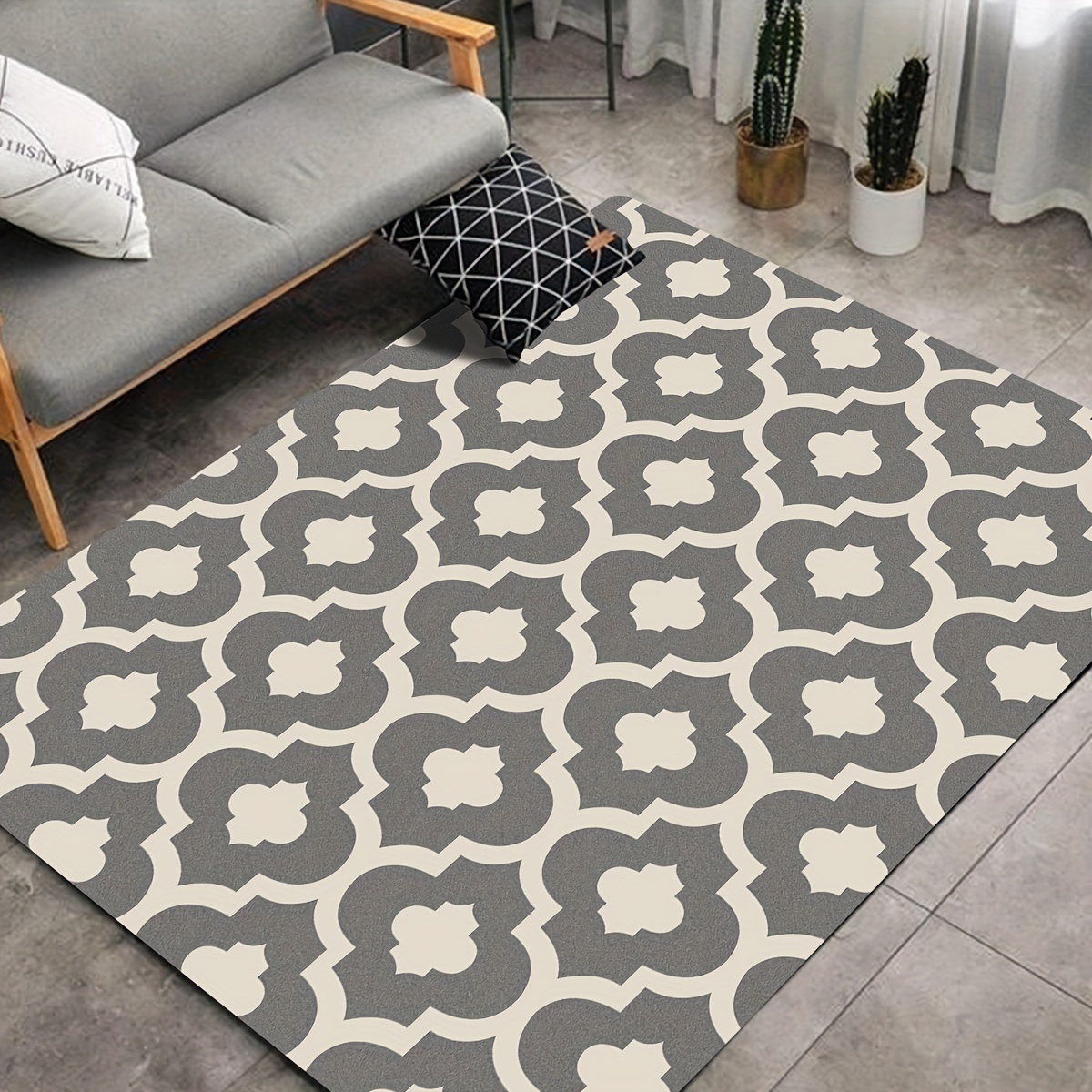 Golden Circular Pattern, Geometric Soft Non-slip Carpet, Indoor Carpet,  Running Carpet, Stain Resistant Waterproof Long Strip Floor Mat, Comfort  Standing Mats, Living Room Bedroom Bathroom Kitchen Sink Laundry Office  Area Rugs Runner