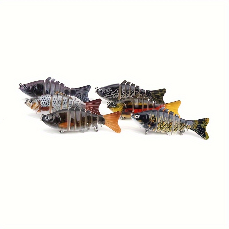 7 Segments Jointed Fishing Lures Artificial Hard Baits - Temu