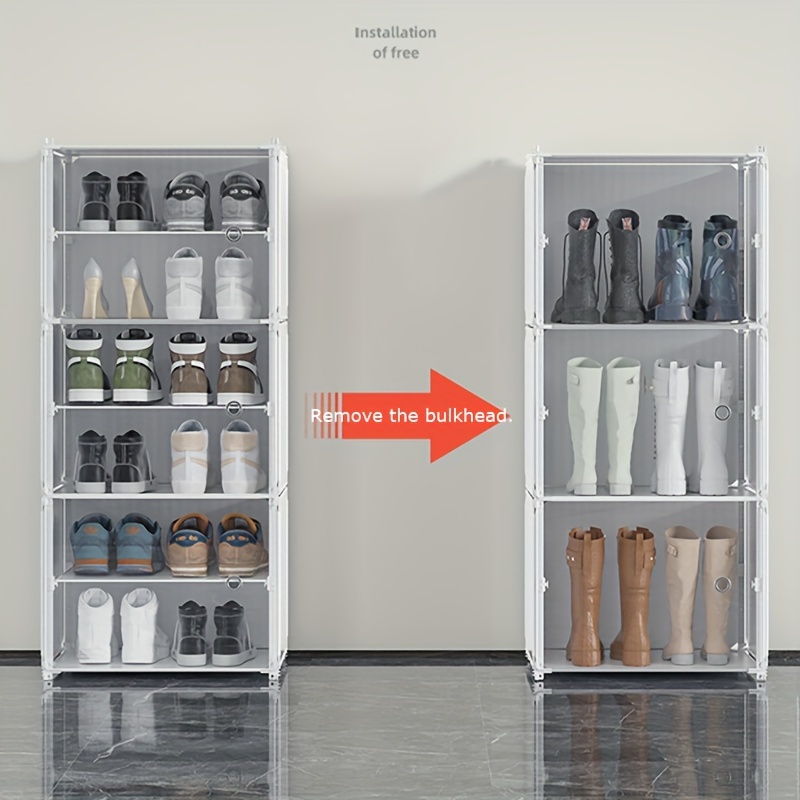 Simple Dustproof Shoe Rack Door Entry Shoe Cabinet Shoe - Temu