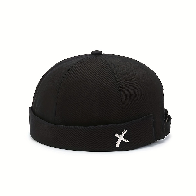Spring And Autumn New Hip Hop Hat Without Brim, Street Hat Personality Brimless Round Hat Sailor Hat Can Be Worn By Both Men And Women,High Fashion