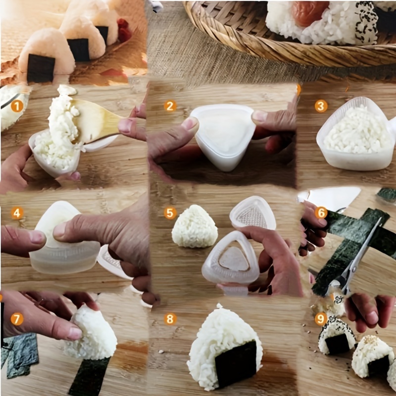 Molde Onigiri, kit de fabricación de Musubi, molde de arroz