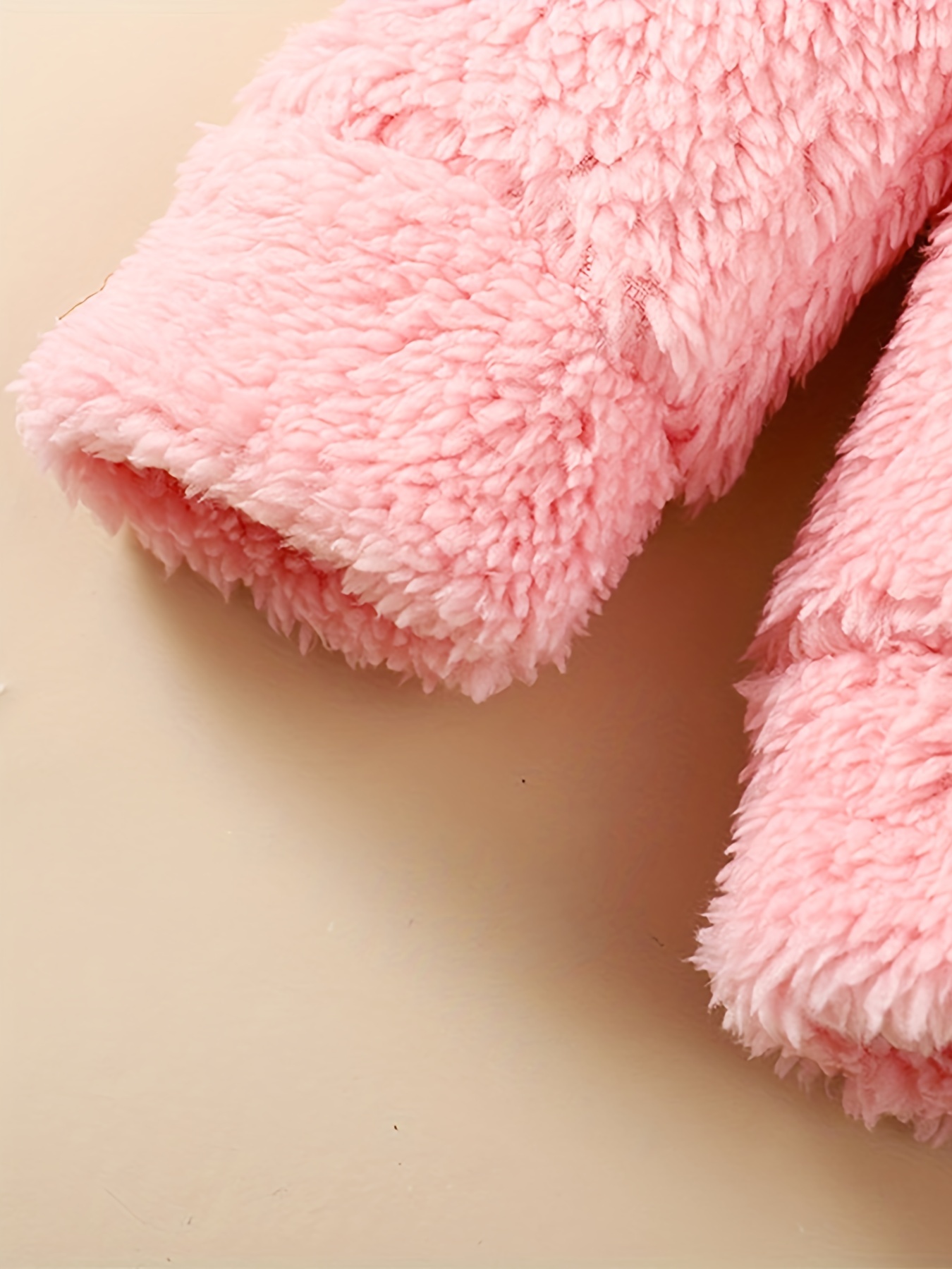 LUXURY Bunny Faux Fur Fabric PASTAL PINK