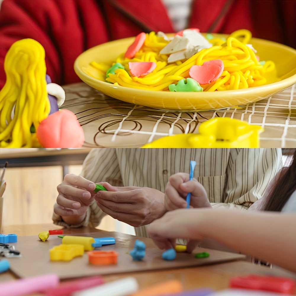 47pcs Dough Tools Play Dough Cutters, Various Shapes Include Of Letters,  Numbers, Symbols Tools Play Dough Kit(Excluding Clay)