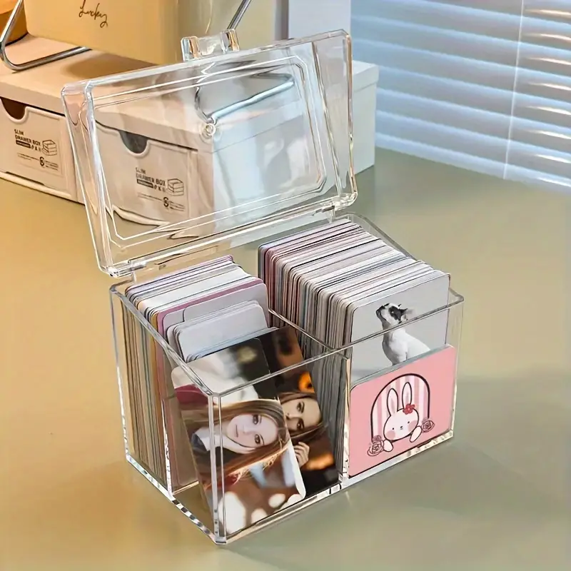  Alasum 16 Pcs Storage Box Cards Organizing Clear