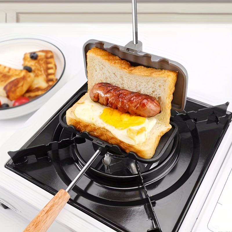 Sandwich Maker Non Stick Baking Tray Hot Dog Toaster Breakfast Machine  Double sided Heating Toaster Press Toaster Waffle Maker - AliExpress