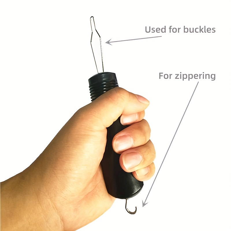 1pc Shirt Zipper Pulling Aid Dressing Tool, Button Hook, Suitable For Arm  Injuries, Elderly, Disabled