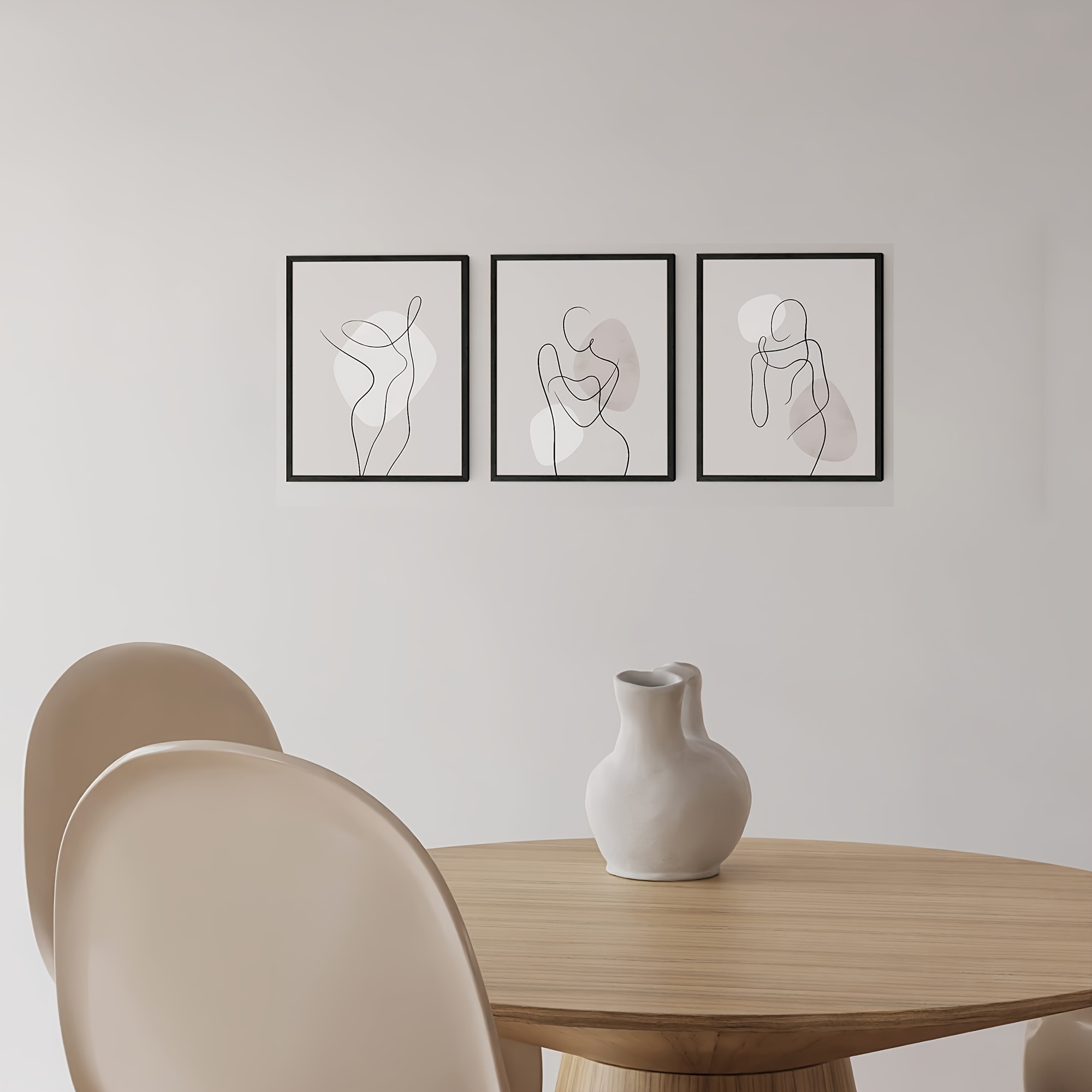 Quadro per corridoio Donna minimalista senza volto - TenStickers