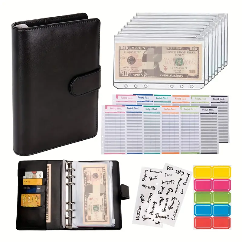 A6 Budget Money Binder, Cash Envelopes, Budget Binder, Custom Money  Envelopes, Money Holder, Cash Savings Envelope System, Cash Wallet -   Italia