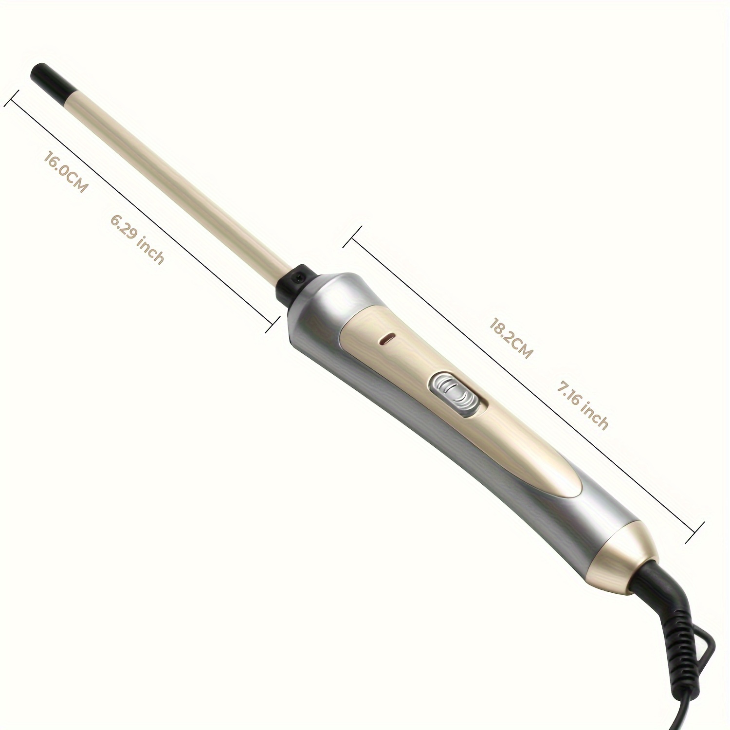 9MM Thin Hair Curler 3/8 Inch Small Barrel Curling Iron Professional  Curling Wand Ceramic Small Tongs For Short And Long Hair