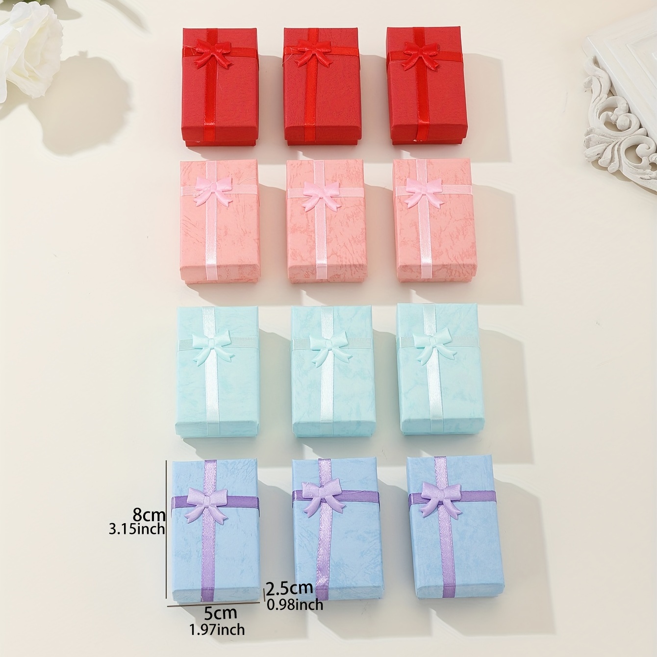 Light Pink Paper Boxjewelry Boxrings Box Craft Jewelry Gift 