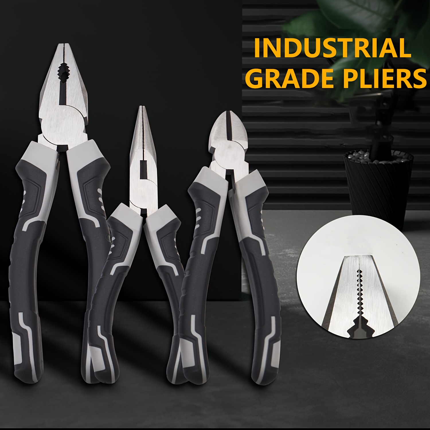 

Industrial Grade 6-inch 8-inch Wire Cutters, Pointed Nose Pliers, Oblique Nose Pliers, Electrician's Labor-saving Wire Cutters