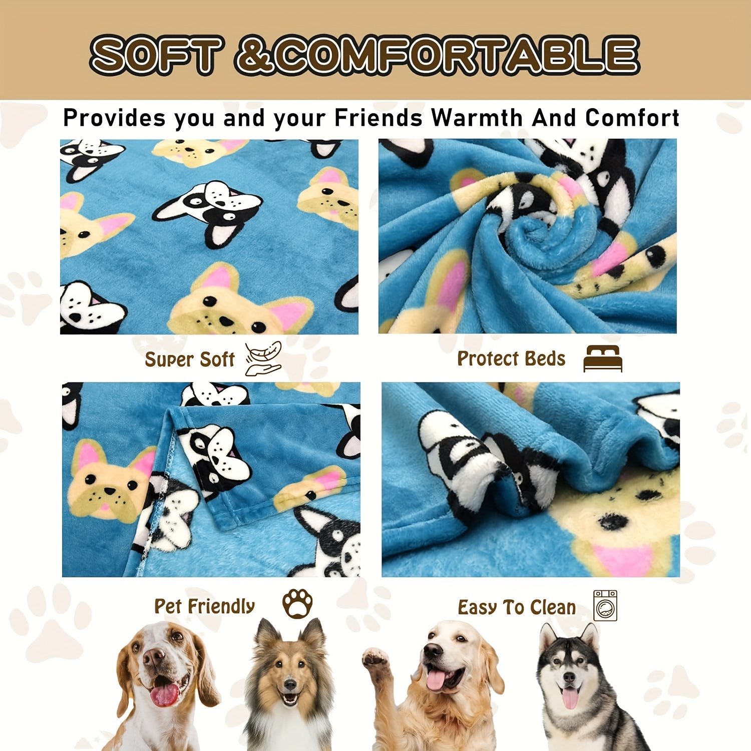 Dog friendly outlet blankets