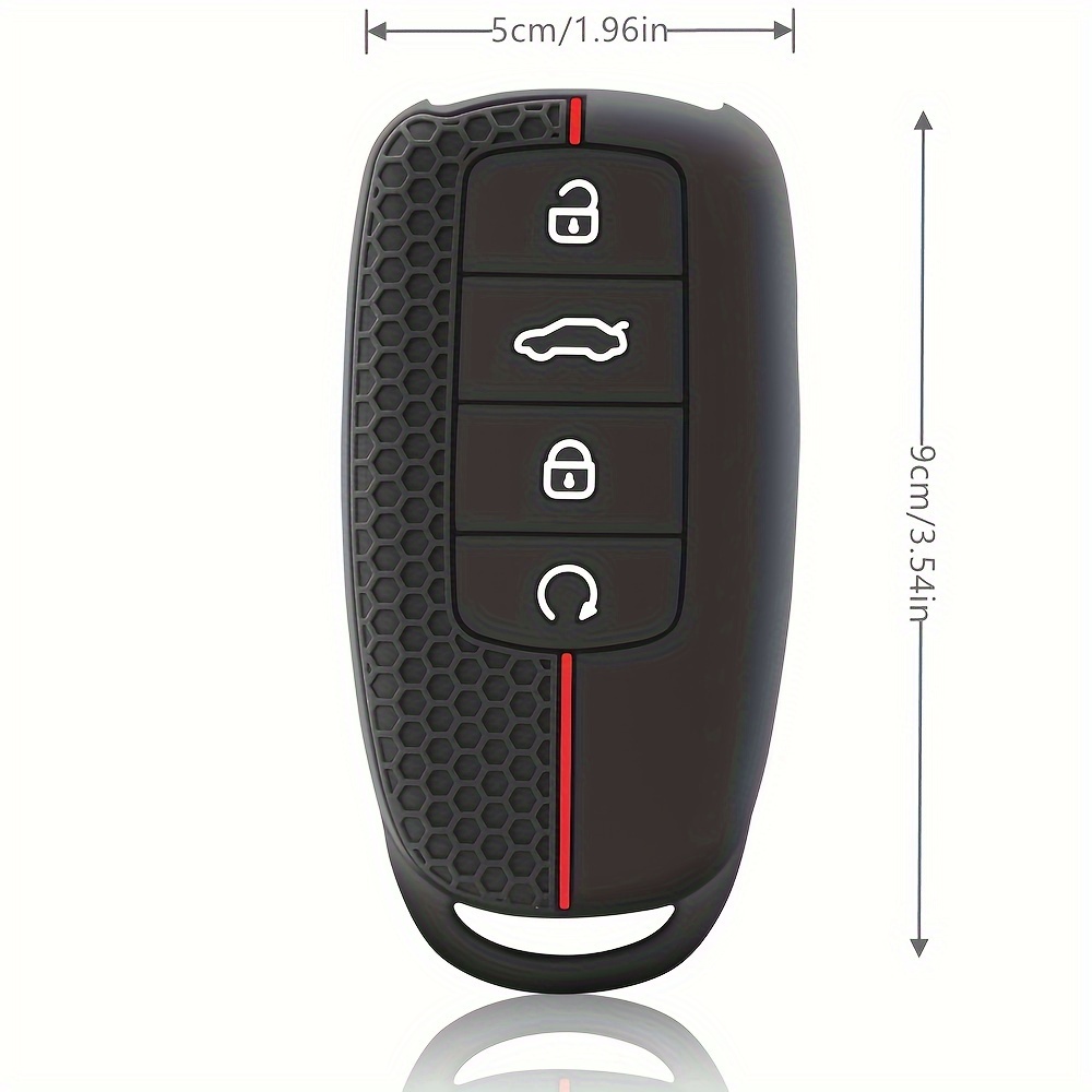 For Chery For Tiggo 8 Pro Silicone Key Case Car Key Cover For Chery For  Tiggo 7 Pro 8 PLUS For Arrizo 5 3 Buttons Key Holder Keychain