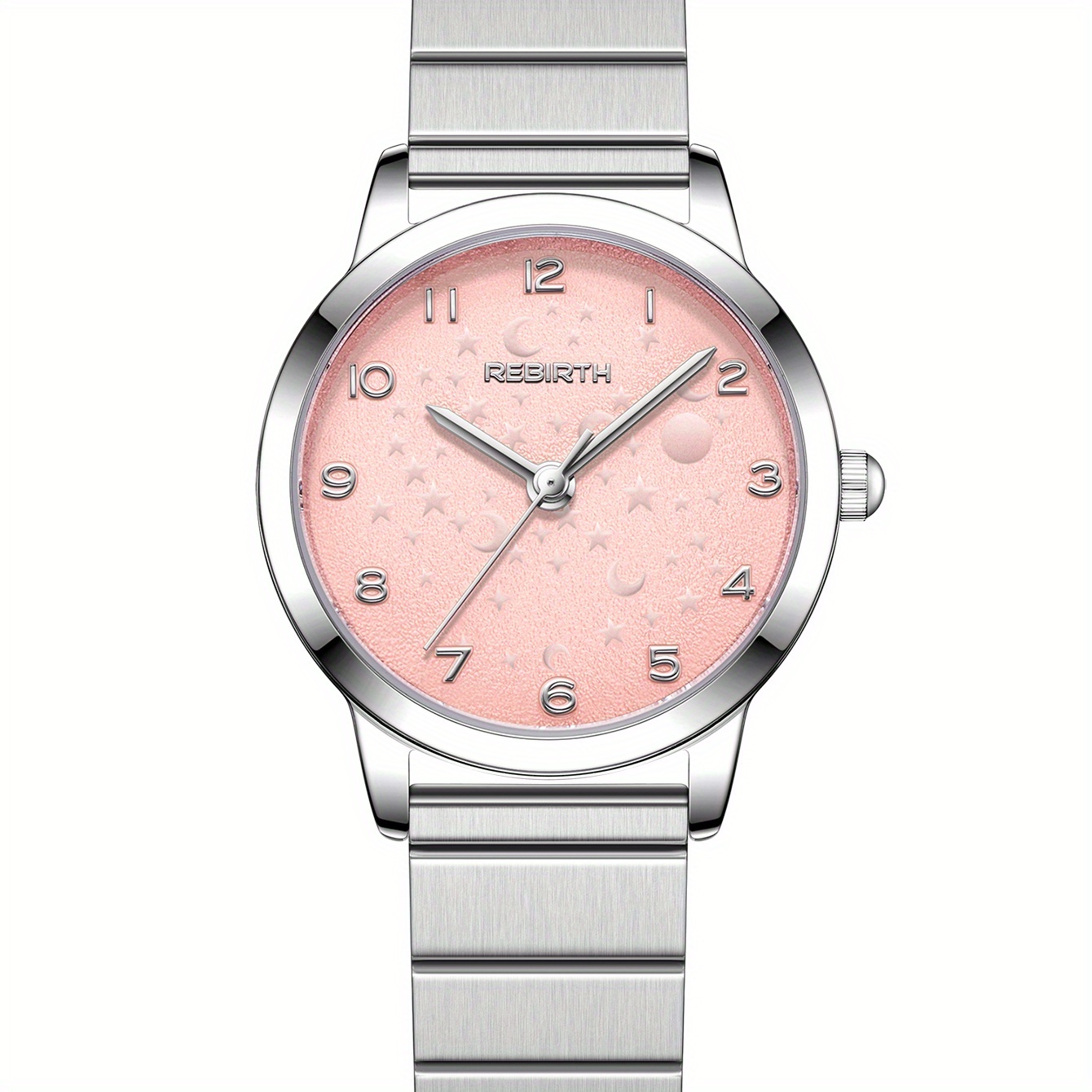 Fastrack Tees Quartz Analog Pink Dial Silicone Strap Unisex Watch