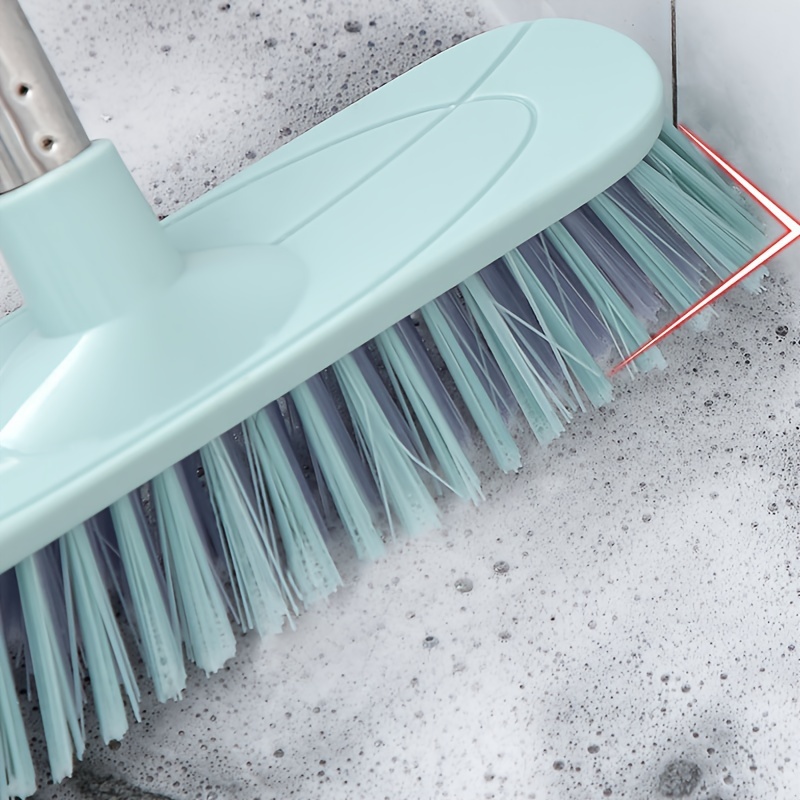 Double sided Floor Scrub Brush With Long Handle Corner - Temu
