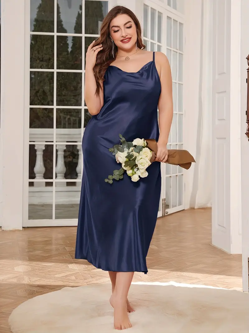 Silk Nightgown And Robe - Plus Size and Custom Fit